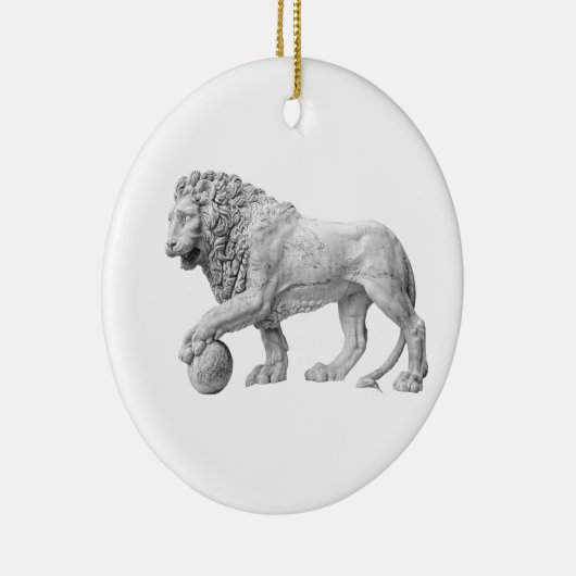 Marble Lion Ornament (Rechts)
