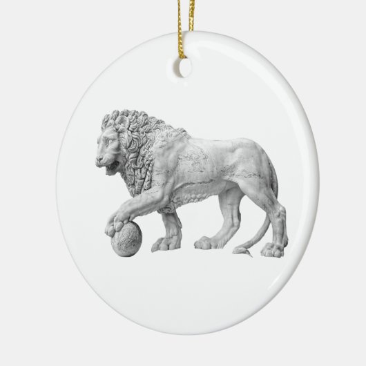 Marble Lion Ornament (Links)