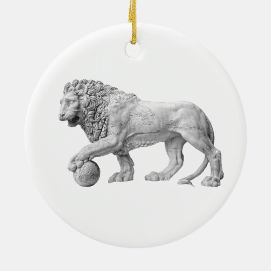 Marble Lion Ornament (Achterkant)