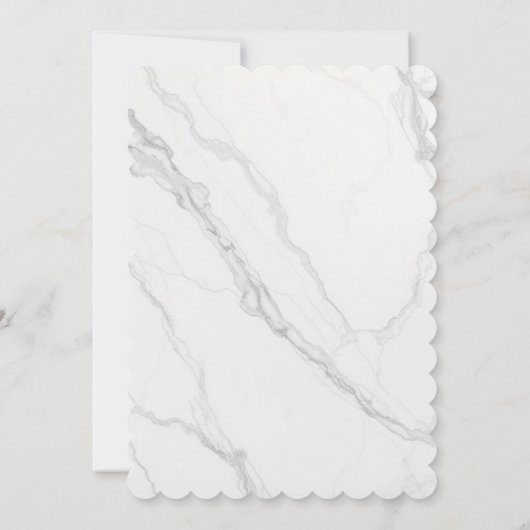 Marble Look Pastor Ordination Uitnodiging (Achterkant)