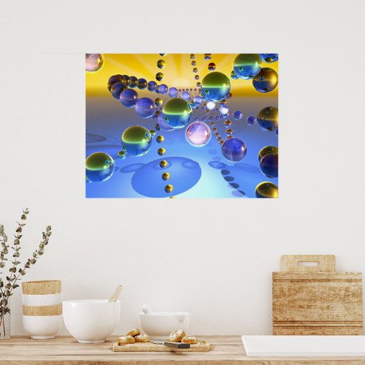 Marble Magic Poster (Keuken)