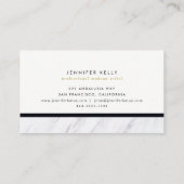 Marble Makeup Artist Visitekaartje (Achterkant)