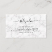 MARBLE Makeup Visitekaartje (Achterkant)