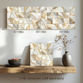 Marble Mix 4x4 Squares Ivory ID1186a Tegeltje