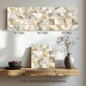 Marble Mix 4x4 Squares Ivory ID1186b Tegeltje