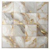 Marble Mix 4x4 Squares Ivory ID1186c Tegeltje (Voorkant)