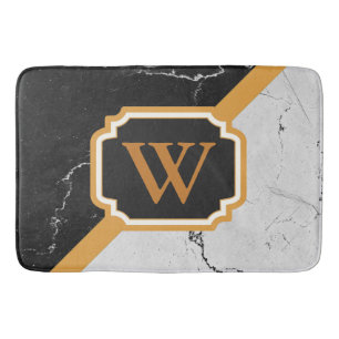 Marble Monogram Badmat