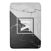 Marble Monogram Badmat (Voorkant Verticaal)