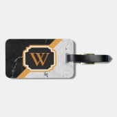 Marble Monogram Bagagelabel (Achterkant horizontaal)