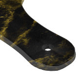 Marble Monogram Black Gold Paddle Snijplank (Hoek)