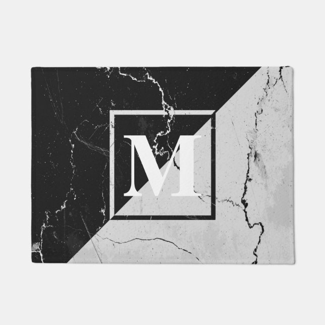 Marble Monogram Deurmat (Voorkant)