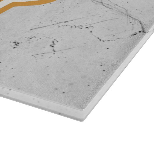 Marble Monogram Snijplank (Hoek)