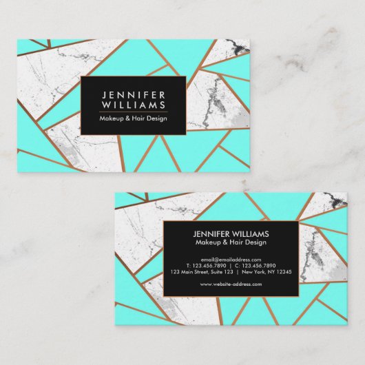 Marble Mosaic Visitekaartje (Voorkant / Achterkant)