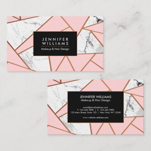 Marble Mosaic Visitekaartje (Voorkant / Achterkant)