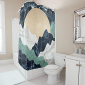 Marble Mountain Landscape Douchegordijn (In situ)