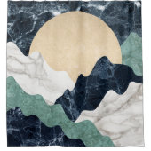 Marble Mountain Landscape Douchegordijn (Voorkant)