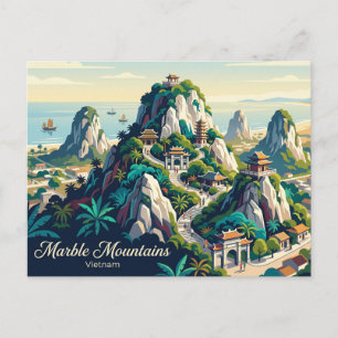 Marble Mountains Vietnam Briefkaart