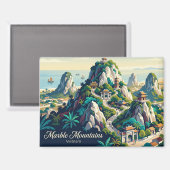 Marble Mountains Vietnam Magneet (Voorkant / Achterkant)