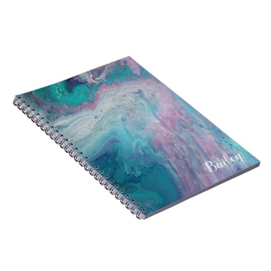 Marble Notebook Blue Notitieboek (Rechterzijde)