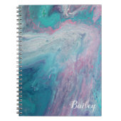 Marble Notebook Blue Notitieboek (Voorkant)