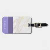 Marble Ombre ⎢ Monogram Bagagelabel (Voorkant horizontaal)
