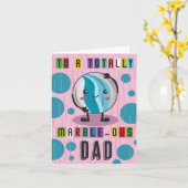 Marble-Ous Puns Vaderdag Kaart (Gele Bloem)