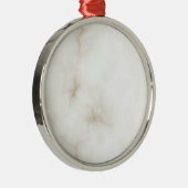 Marble Pastel Glitter Premium Round Ornament (Rechts)