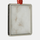 Marble Pastel Glitter Premium Square Ornament (Rechts)