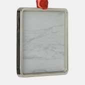 Marble Pastel Glitter Premium Square Ornament (Rechts)