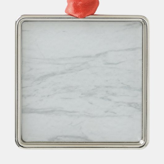 Marble Pastel Glitter Premium Square Ornament (Voorkant)