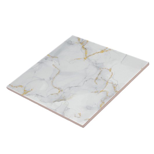 Marble Pastel Stone Texture Ceramic Tegel Tegeltje (Zijkant)