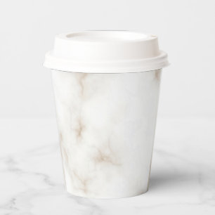 Marble Pastel Stone Textured 8oz Paper Cup Papieren Bekers