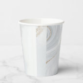 Marble Pastel Stone Textured 8oz Paper Cup Papieren Bekers (Links)