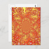 Marble Patch Kaleidoscoped Digital Art Briefkaart (Voorkant / Achterkant)