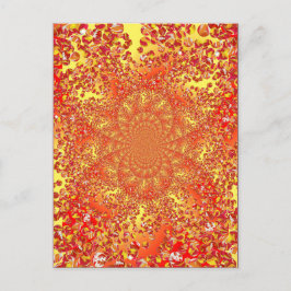 Marble Patch Kaleidoscoped Digital Art Briefkaart
