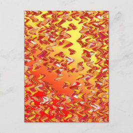 Marble Patch Loose Swirl Digital Art Briefkaart