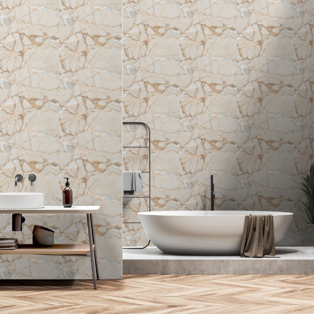 Marble Pattern Behang (Badkamer)