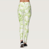 Marble Pattern Green Leggings (Achterkant)
