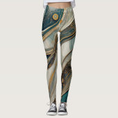 Marble Pattern Leggings (Voorkant)