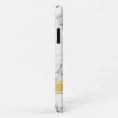 Marble Pattern met Gold Name Bord Case-Mate iPhone Case (Achterkant/rechts)