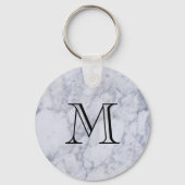 Marble Pattern Monogram Sleutelhanger (Voorkant)