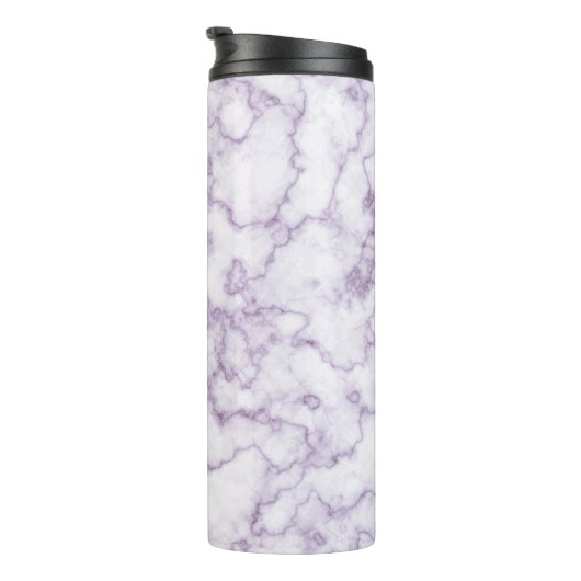 Marble Pattern Paars Thermosbeker (Geroteerd rechts)