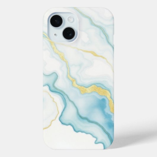 Marble Pattern Phone Case for iPhone (Achterkant)