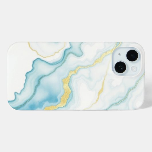 Marble Pattern Phone Case for iPhone  (Achterkant (horizontaal))