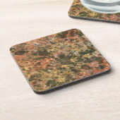 Marble Pattern Plastic Drink Coasters Gift Bier Onderzetter (Linkerzijde)