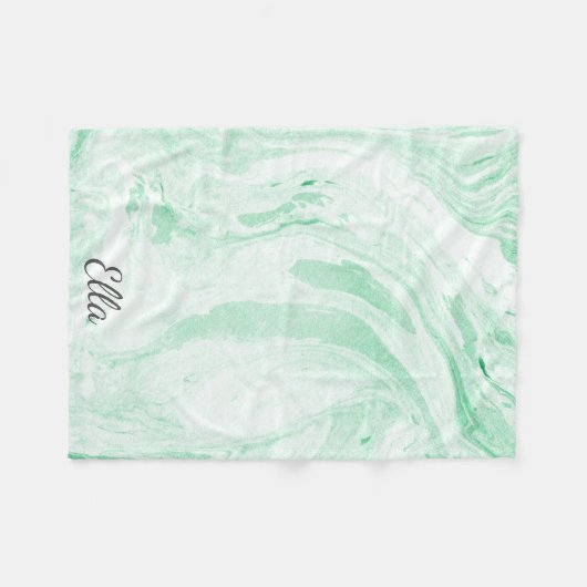 Marble Pattern Style 34 Fleece Deken (Voorkant (Horizontaal))