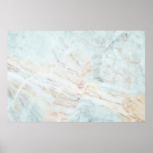Marble pattern texture natural background. Interio Poster
