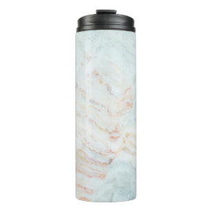 Marble pattern texture natural background. Interio Thermosbeker