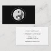 Marble Pattern Yin Yang Visitekaartje (Voorkant / Achterkant)