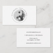 Marble Pattern Yin Yang Visitekaartje (Voorkant / Achterkant)